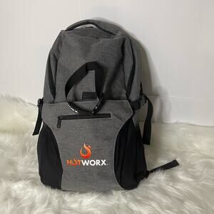 NEW HOTWORX Yoga Bag Backpack Book Bag Work Out Gray